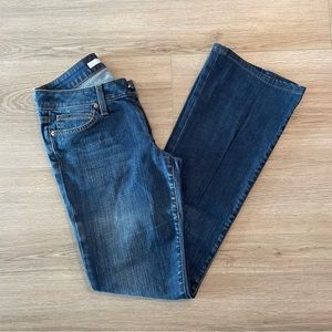 EUC Joe’s Jeans “Honey” bootcut dark wash jeans, size 26
